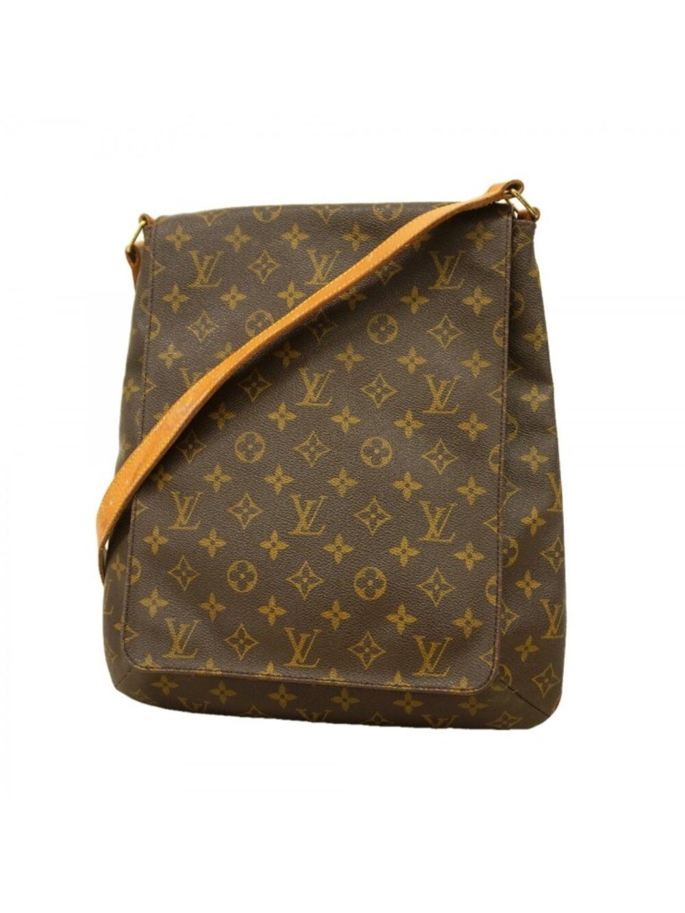 Louis Vuitton Shoulder Bag Monogram Musette Brown